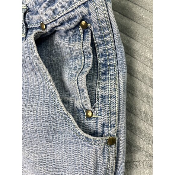 Vintage Faded Glory Jeans Light Blue Wash Denim Country 30x27 Cowgirl Horse - Picture 5 of 10